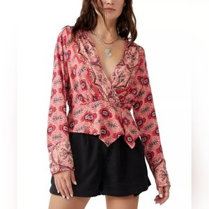 NWT Free People, Falling For You Top, size Medium